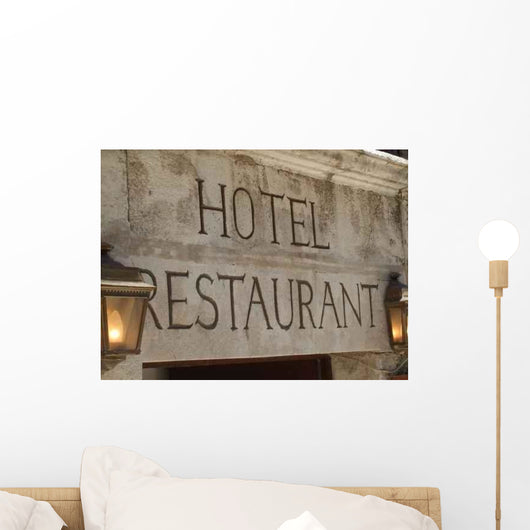 Hotel Restaurant Wall Decal