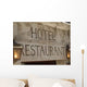 Hotel Restaurant Wall Decal