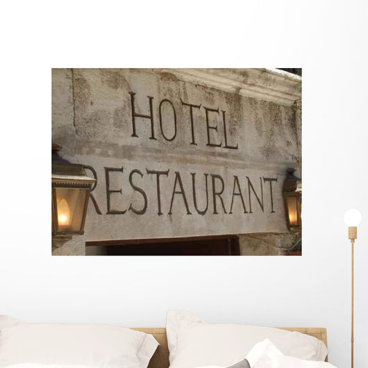 Hotel Restaurant Wall Decal