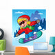 Winter Scene with Girl Wall Decal