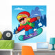 Winter Scene with Girl Wall Decal