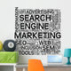 Search Engine Marketing SEM Wall Decal