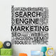 Search Engine Marketing SEM Wall Decal