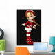 Santa's Helper Cute Toon Wall Decal