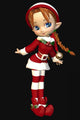 Santa's Helper Cute Toon Wall Decal