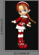 Santa's Helper Cute Toon Wall Decal