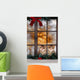 Cats Christmas Window Wall Decal