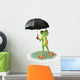 Frog Afraid Rain Wall Decal