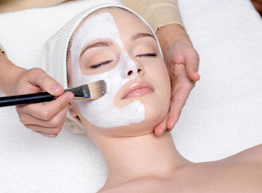 Woman Having Facial Cosmetic Wall Decal