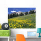 Mountain Meadow with Yellow Flowers Wall Decal