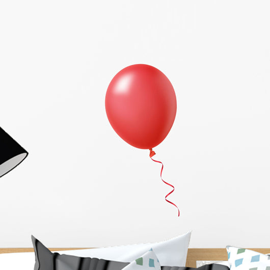 Red Balloon Wall Decal
