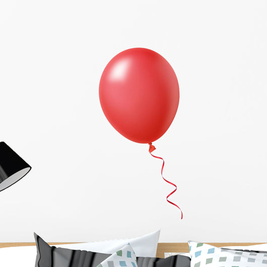 Red Balloon Wall Decal