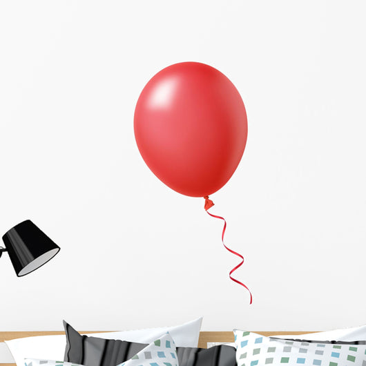 Red Balloon Wall Decal