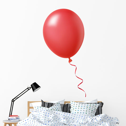Red Balloon Wall Decal