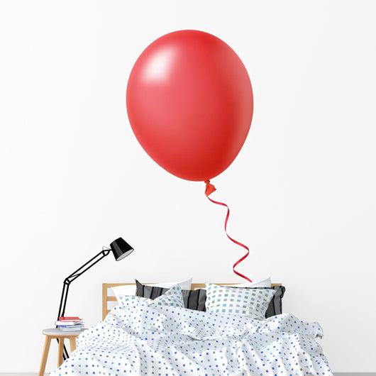 Red Balloon Wall Decal