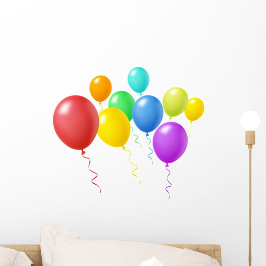 Colorful Balloons Wall Decal