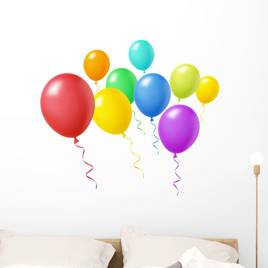 Colorful Balloons Wall Decal
