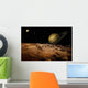 Outer space Landscape Wall Decal