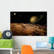 Outer space Landscape Wall Decal