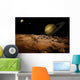 Outer Space Landscape Wall Decal