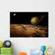Outer space Landscape Wall Decal