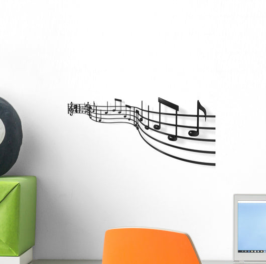 Musical Score Wall Decal
