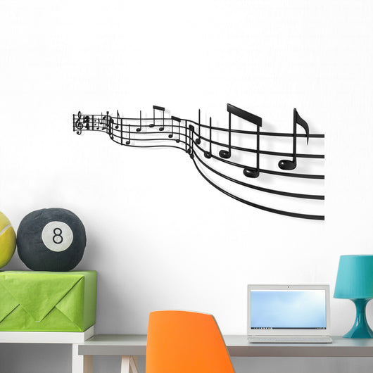Musical Score Wall Decal