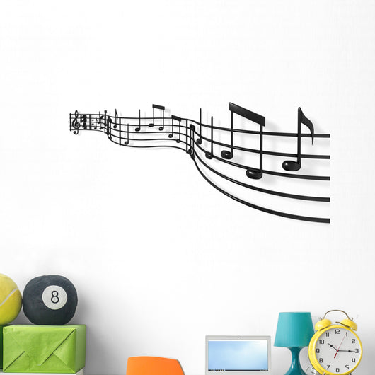 Musical Score Wall Decal