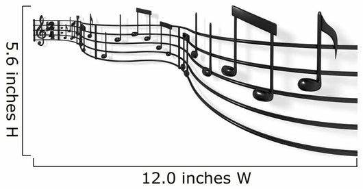 Musical Score Wall Decal