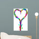 Heart Made Liquid Paint Wall Decal