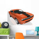 Orange Car Wall Decal