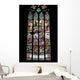 Saint Barbara's Stained Glass Window 1 Wall Decal