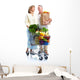 Senior Couple with Grocery Wall Decal