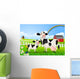Cow Family Pasture Wall Decal