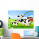 Cow Family Pasture Wall Decal