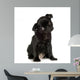 Pug Sitting Front White Wall Decal