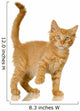 Ginger Cat Kitten Wall Decal