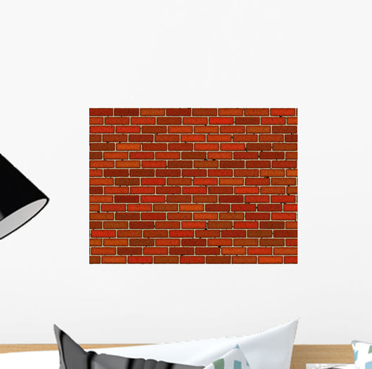 Illustrated Brick Wall - Wall Decal
