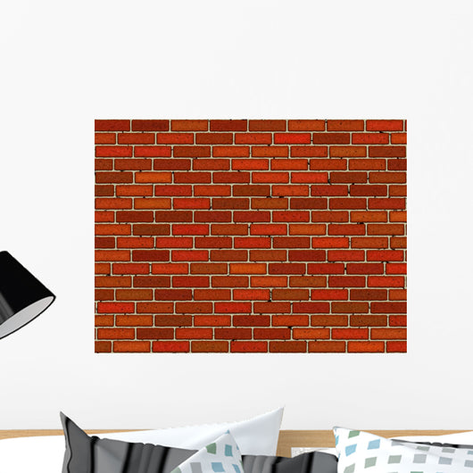 Illustrated Brick Wall - Wall Decal