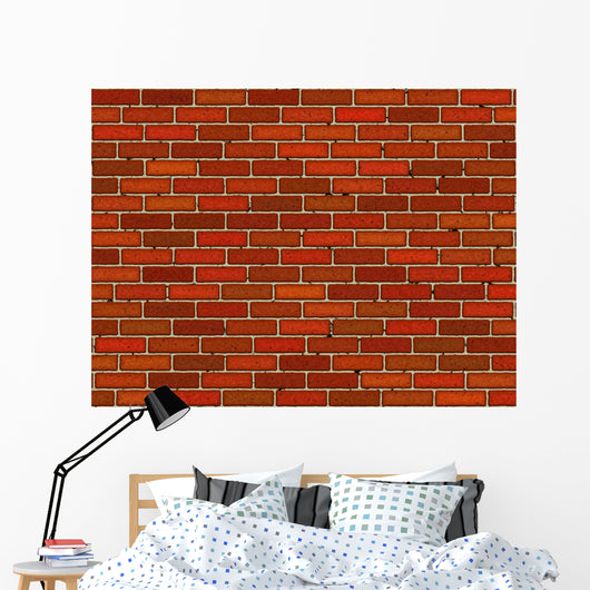 Illustrated Brick Wall - Wall Decal