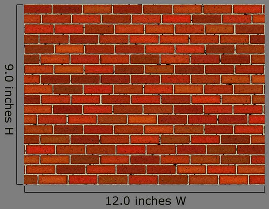 Illustrated Brick Wall - Wall Decal