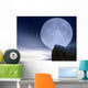 Black Rock and Full Wall Decal