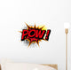 Pow Comic Book Explosion Wall Decal