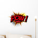 Pow Comic Book Explosion Wall Decal