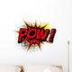 Pow Comic Book Explosion Wall Decal