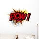Pow Comic Book Explosion Wall Decal
