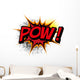 Pow Comic Book Explosion Wall Decal