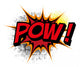 Pow Comic Book Explosion Wall Decal