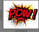 Pow Comic Book Explosion Wall Decal