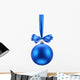 Christmas Blue Ball Festive Wall Decal
